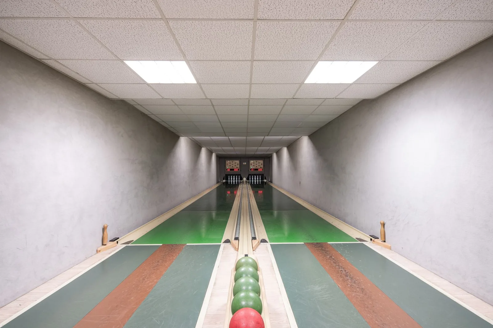 Hauseigene Kegelbahn