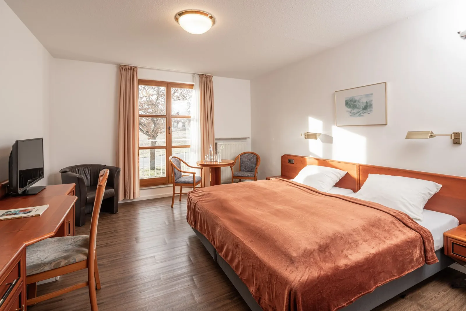 Lobby und Rezeption im Hotel zur Lichtenburg